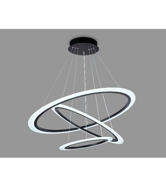 Светильник Ambrella light FA4361/3 BK черный 145W 3000K/4200K/6400K D770*800 (ПДУ РАДИО 2.4G)