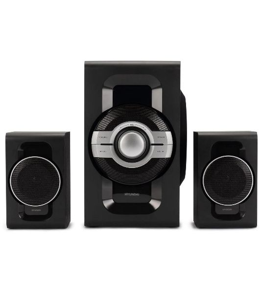 Микросистема Hyundai H-MS1403 черный 60Вт FM USB BT SD