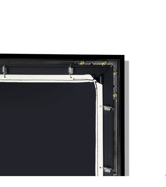 Экран для проектора S'OK SCFRV-332x186G 150" 16:9 на бархатной раме, High Contrast Gray, черная рама