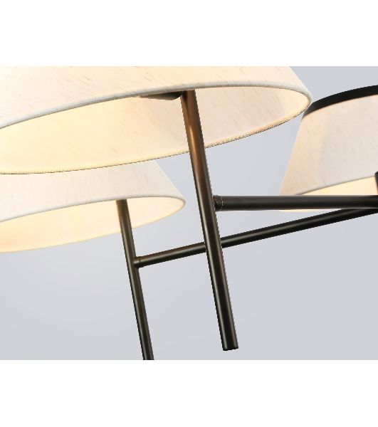 Люстра Ambrella light LH72453/5 BK/WH черный/белый Е14/5 max 40W D1000*290-1080