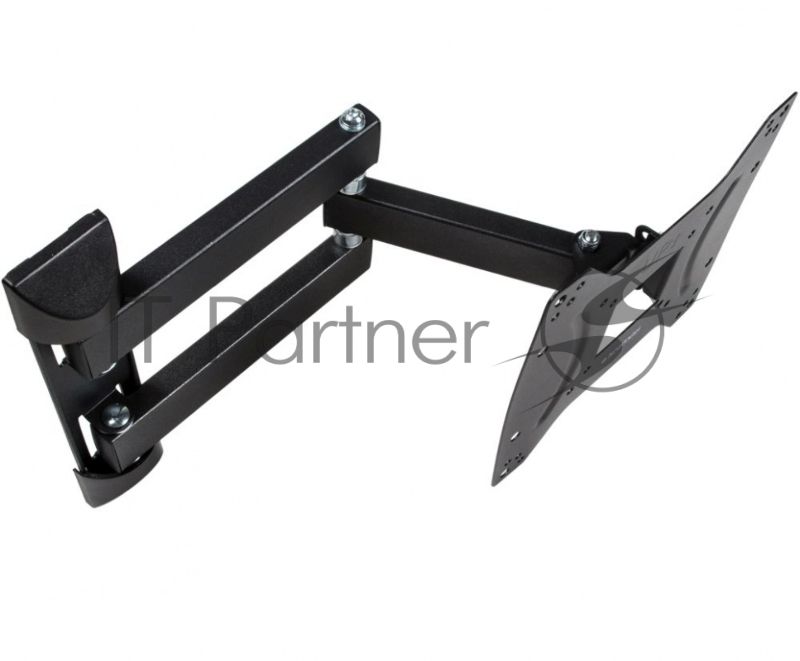 Кронштейн Kromax Optima-404 черный 15"-55" настенный от стены 66.5-444мм наклон +5°/-12° VESA 400х40