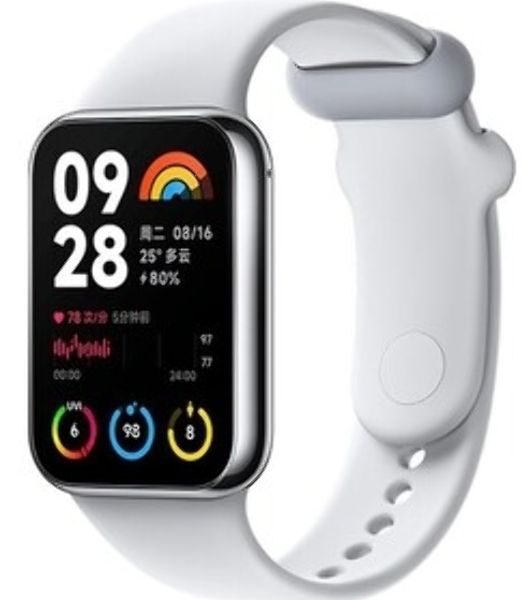 Фитнес-браслет Xiaomi Smart Band 8 Pro, 1.74 дюйм, AMOLED, Bluetooth, 5ATM, серый