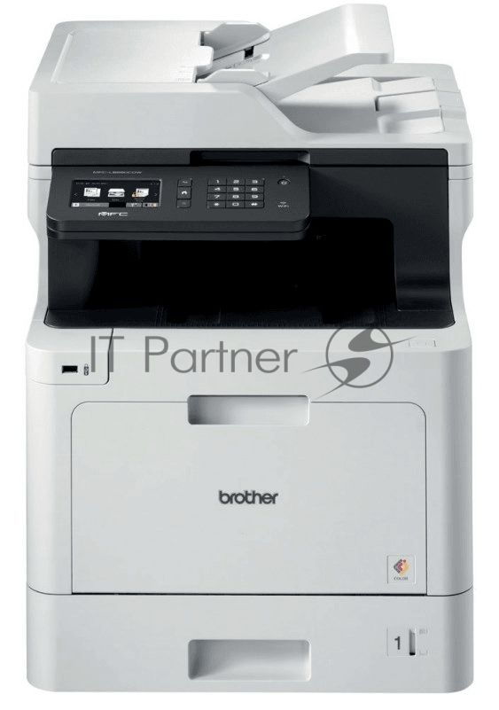 МФУ лазерное Brother MFC-L8690CDW, цветной лазерный A4 Duplex Net WiFi серый/черный