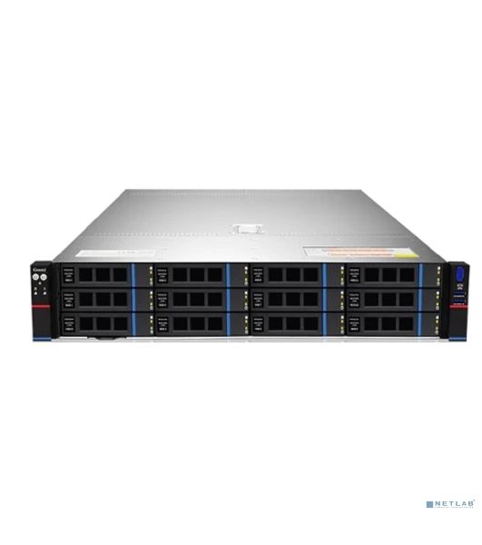 Серверная платформа Gooxi SR201-D12RE 2u 12 bay platform with expander backplane, based on AMD 7003 ; 2x 2.5" rear SAS/SATA; 2x 2.5" rear NVMe ; RAID 9460-8i 4G +BBU, 2xPCIe 4.0x16; 4xPCIe 4.0x8 ; RAIL kits; 2x1300W psu EU power cables