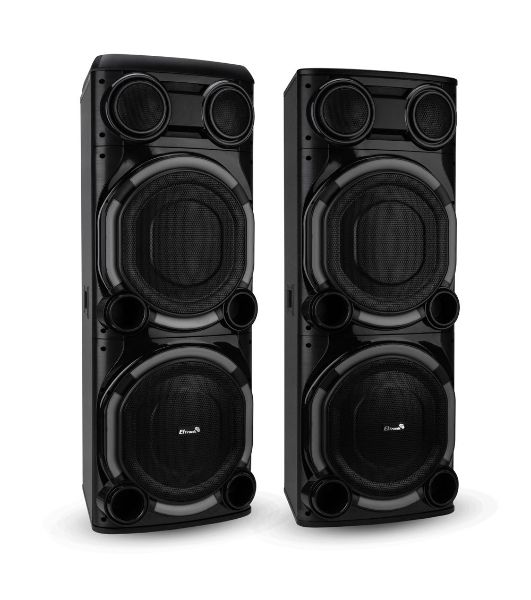 Колонка Eltronic 15" (30-57 CRAZY BOX 5000) динамик 4шт/15" комплект 2 колонки с TWS