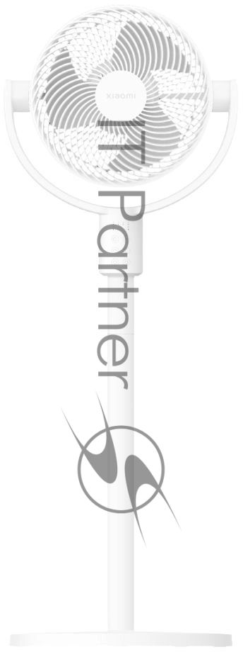 Вентилятор Xiaomi Smart Standing Air Circulation Fan белый, напольный, 18 Вт, 100 скоростей, 32 см