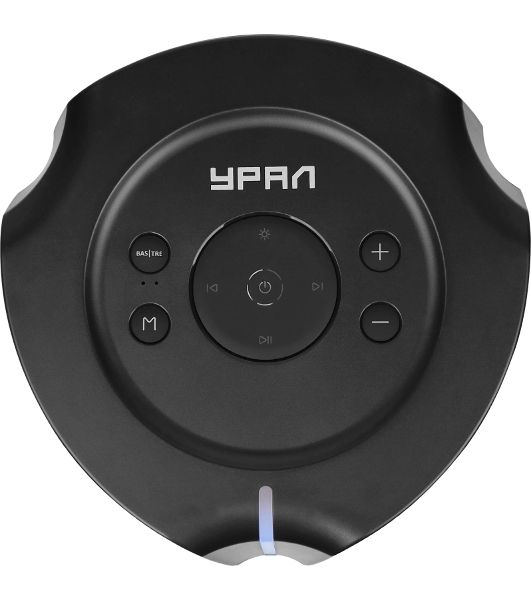 Портативная колонка Ural Болт 32х10 черный 320W 2.0 BT/3.5Jack/USB-C 10м 8000mAh (УРАЛ БОЛТ 32Х10)