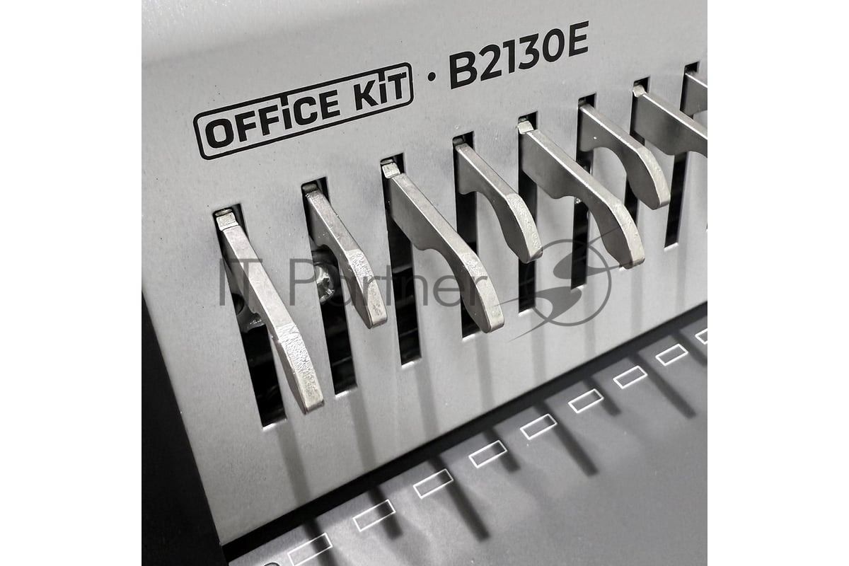 Переплетчик Office Kit B2130E A4/перф.35л.сшив/макс.500л./пластик.пруж. (6-51мм)/электр.