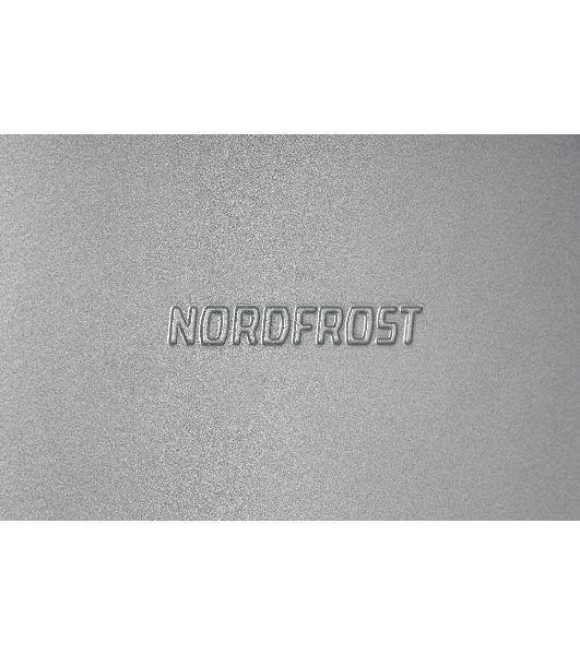 Холодильник Nordfrost NRB 154 S серый матовый двухкамерный 238/115 л морозилка снизу, капельная система