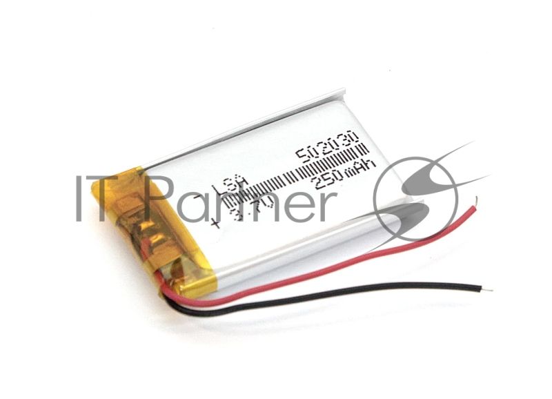 Аккумулятор Li-Pol (батарея) 5x20x30 мм 2pin 3.7V/250mAh