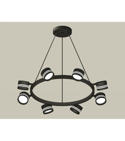 Светильник Ambrella light XB9198202/8 SBK/FR черный песок/белый матовый GX53 (C9198, N8478)