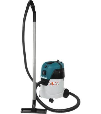 Строительный пылесос Makita VC2512L серый, 1000 Вт, уборка сухая/влажная, пылесборник мешок/контейнер, 25 л