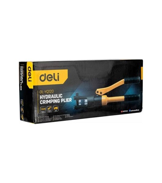 Ручной пресс (кримпер) гидравлический Deli DL-YQ120 10-120 мм², 7.14 т