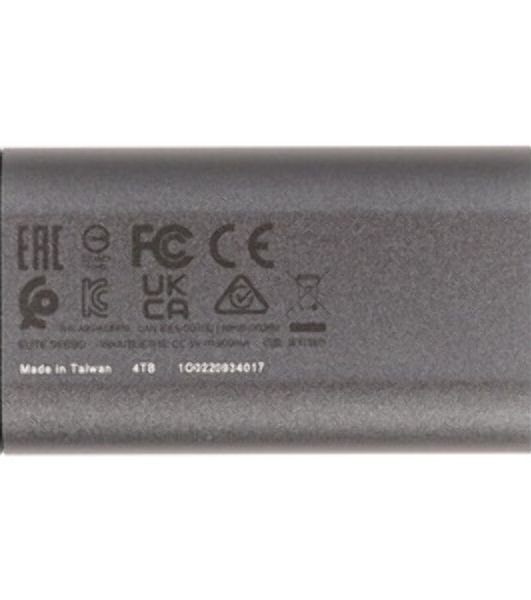 Внешний SSD ADATA Elite SE880, 4TB, USB 3.2 Gen 2x2 Type-C, R/W 2000/2000, серый