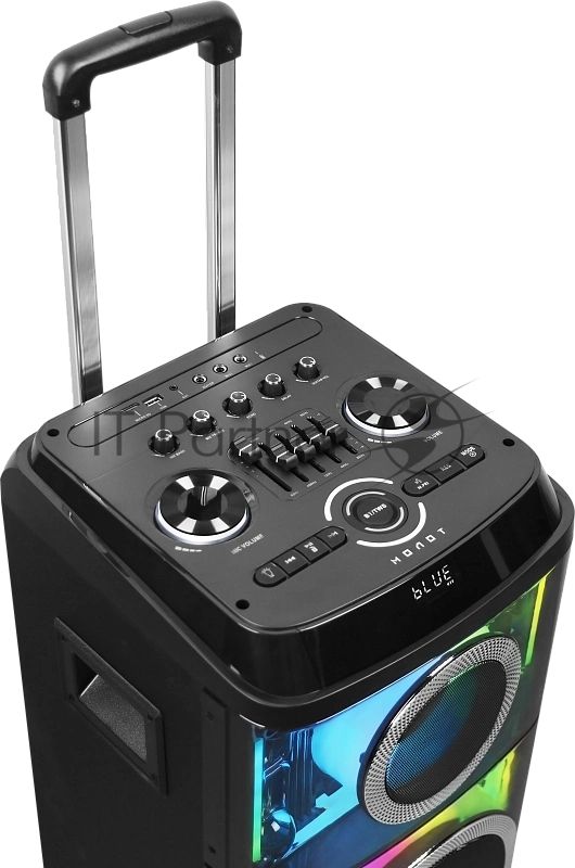 Колонка портативная Ural 103 черный 1200W 1.1 BT/3.5Jack/USB-C 15м 7000mAh
