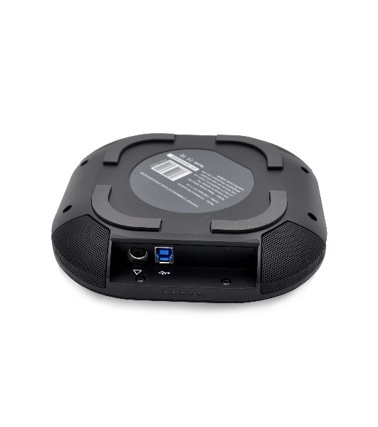 Спикерфон Infobit [iSpeaker M600] Комплект беспроводных всенаправленных спикерфонов, 5,8G, 5-метровый захват на 360 градусов, можно объеденить в каскад до 2х штук. Для помещений до 100 квадратных метров и 30 человек.
