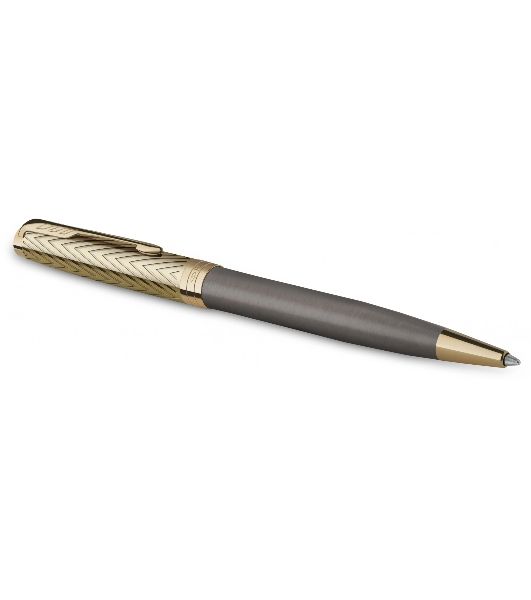 Ручка шариковая Parker Sonnet Pioneers K542 (2201051) Arrow Grey GT, M, черные чернила, подарочная коробка