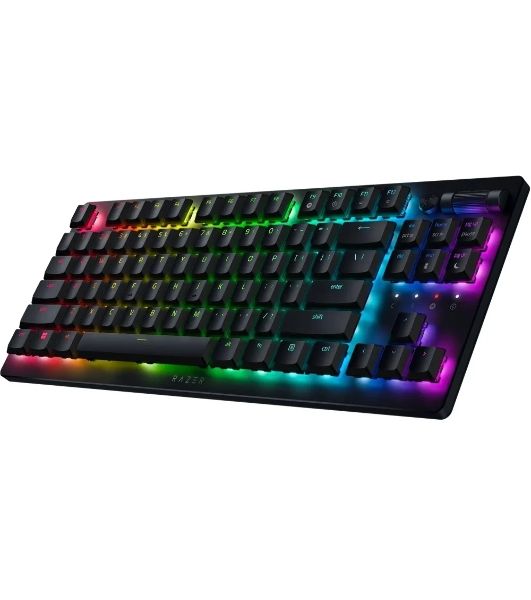 Клавиатура Razer DeathStalker V2 Pro Tenkeyless гибридная, USB Type-A, Bluetooth, радиоканал, чёрный