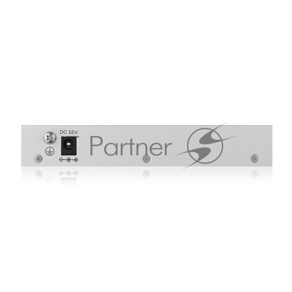 Коммутатор ZYXEL GS1200-5HPV3-EU0101F, 5×1 Гбит/с, 4×PoE+, 68 Вт, управляемый