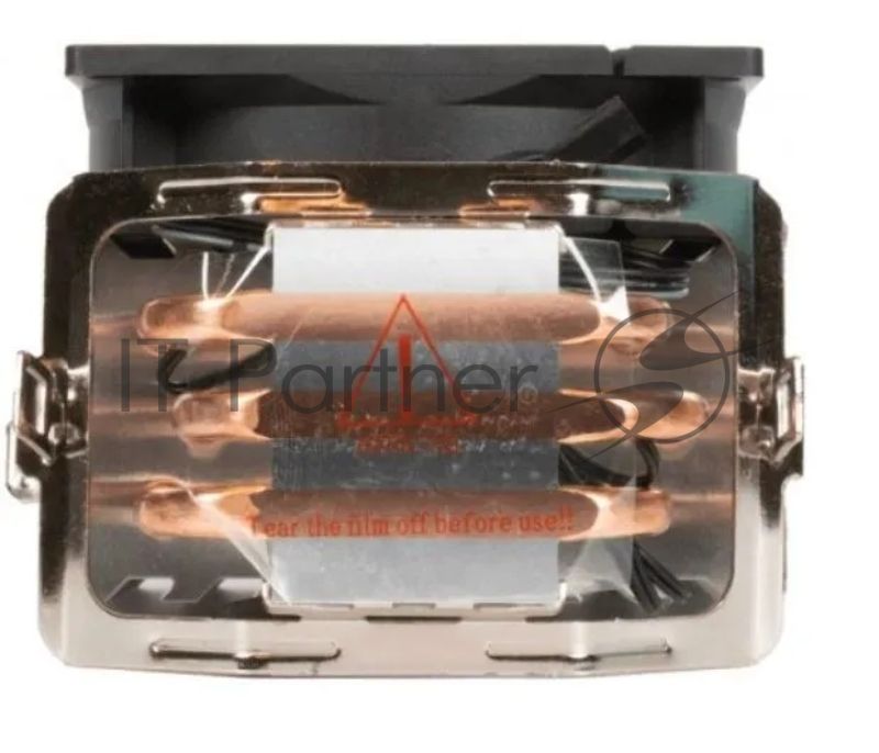 Кулер для процессора Eurocase 3P90 ARGB черный, 92 мм, алюминий/медь, 1800 об/мин, 26.5 дБ, 3 pin, 90 Вт, 135 мм