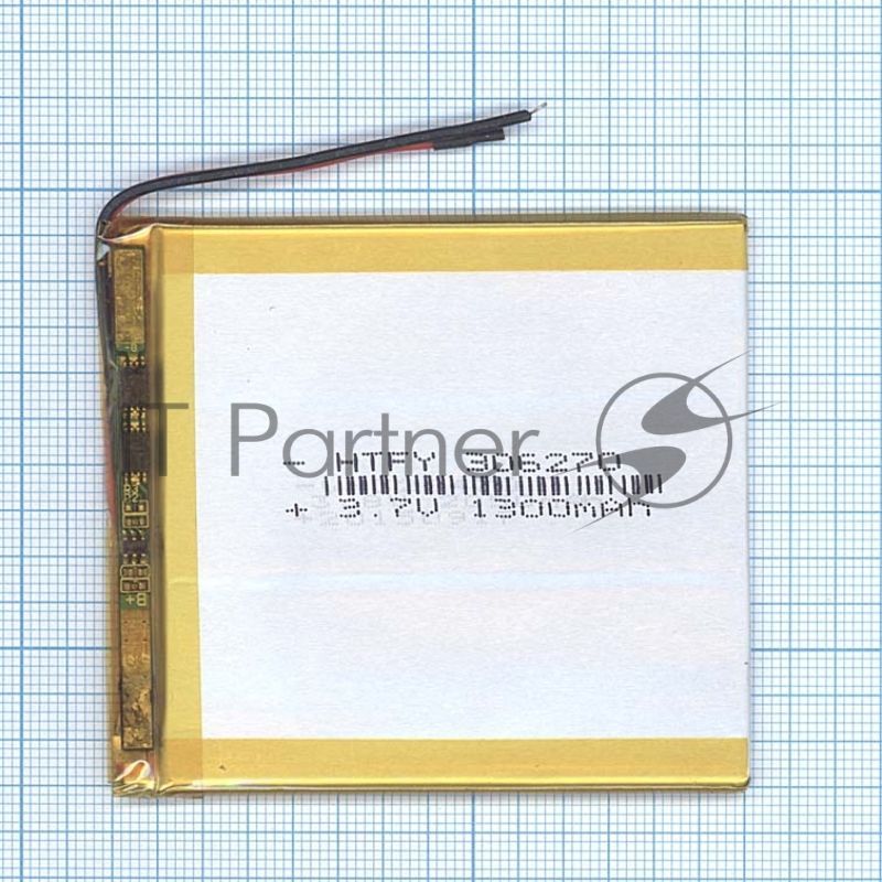 Аккумулятор Li-Pol (батарея) 3*62*70мм 2pin 3.7V/1300mAh