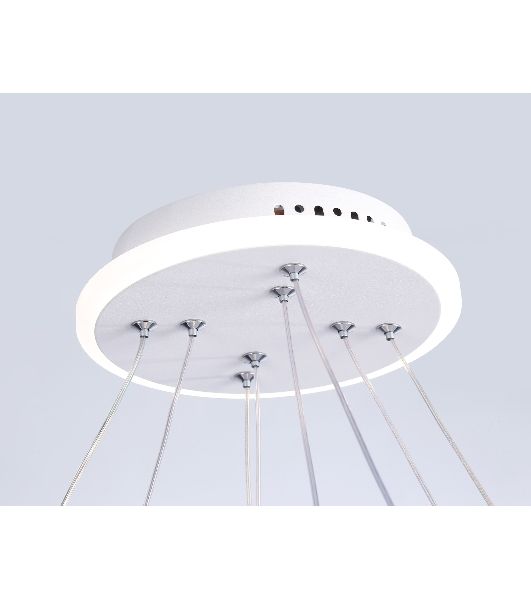 Светильник Ambrella light FL66321/1+4 WH белый 69W 3000K-6400K+G9/4 D600/400*1200 (ПДУ ИК)