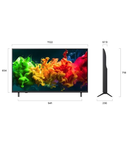 Телевизор LG 50" 50QNED80B6B.ARUG черный MiniLED QNED UHD 60Hz Smart TV WebOS