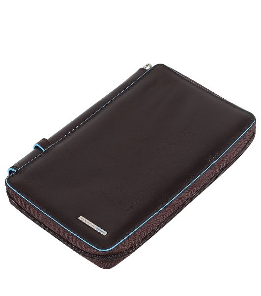 Мультипортмоне Piquadro Blue Square PP3246B2/MO коричневый натур.кожа
