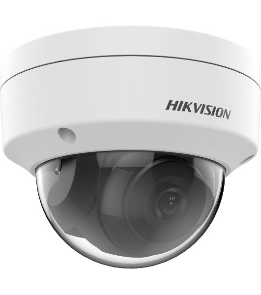 Купольная IP-камера Hikvision 2Мп уличная с EXIR-подсветкой до 30м1/2.8" Progressive Scan CMOS; объектив 6мм; угол обзора 54°; механический ИК-фильтр; 0.028лк@F2.0; сжатие H.265/H.265+/H.264/H.264+/M