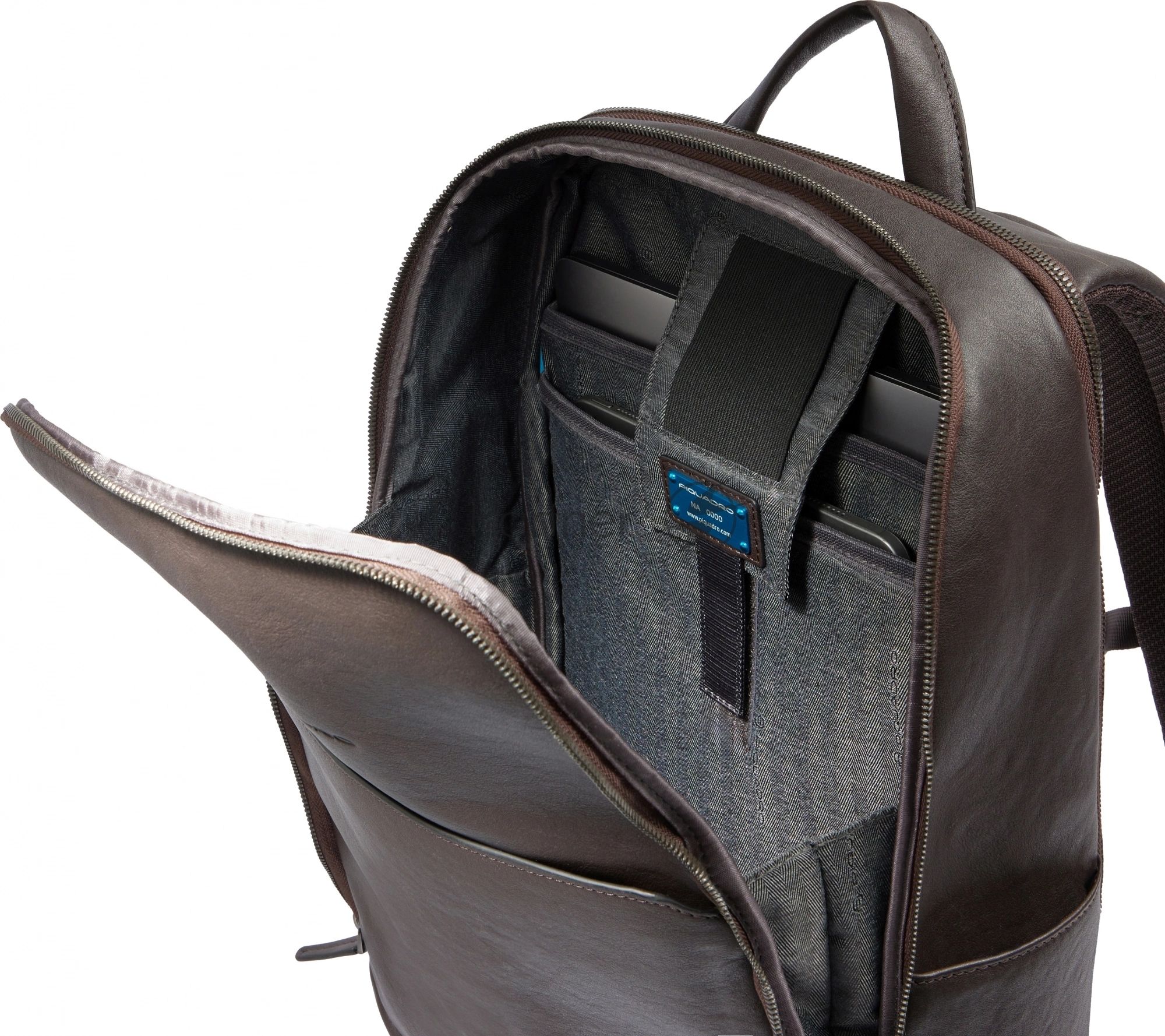Рюкзак мужской Piquadro Black Square CA6503B3/TM темно-коричневый натур.кожа