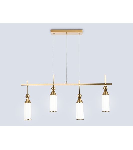 Светильник Ambrella light LH55274/4 BS/FR латунь/белый матовый E14*4 max 40W 845*65*1150