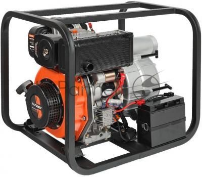 Мотопомпа Patriot MPD 3072 SFE4т дизель 296см3 5.7лс 75м3/ч 1200л/м глуб.8м напор25м 3'' бак3.5л