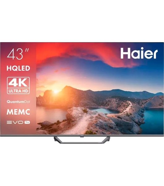 Телевизор Haier 43" DH1PM9D00RU черный DLED 4K UHD 60Hz Android TV 2GB/16GB