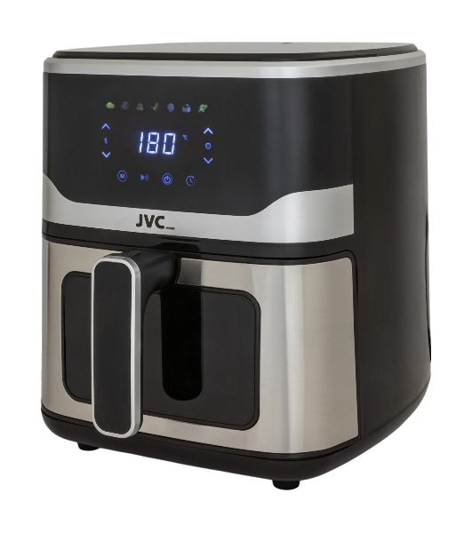 Аэрогриль JVC JK-MB054 черный, 1800 Вт, 6 л, сенсор, 7 программ
