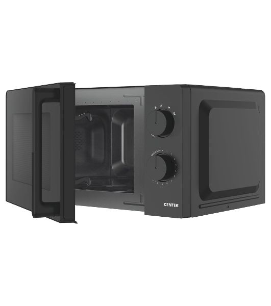 Микроволновая печь Centek CT-1552 серый, 20 л, 700 Вт, переключатели — поворотный механизм