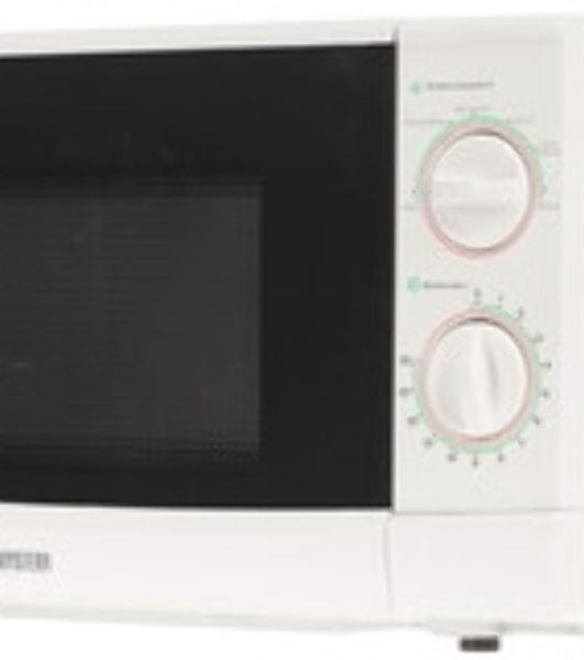 Микроволновая печь Mystery MMW-2012 белый, 20 л, 800 Вт, переключатели - поворотный механизм