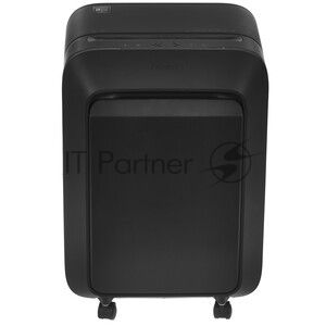 Шредер Fellowes PowerShred LX210 черный (секр.P-4) перекрестный 16лист. 23лтр. скрепки скобы пл.карты