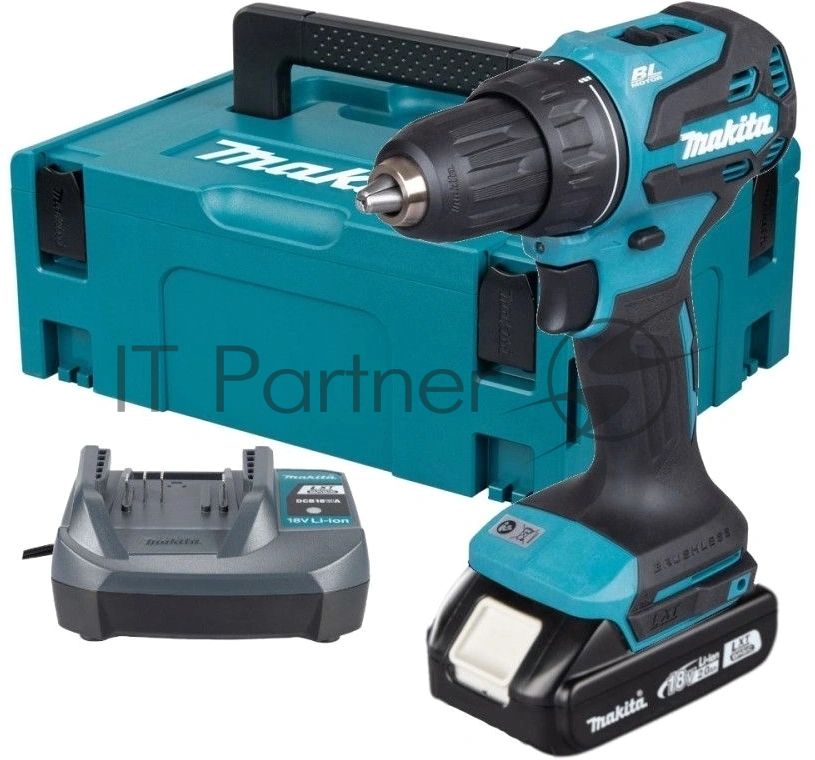 Дрель-шуруповерт Makita DDF490WV аккум. патрон:быстрозажимной (кейс в комплекте)