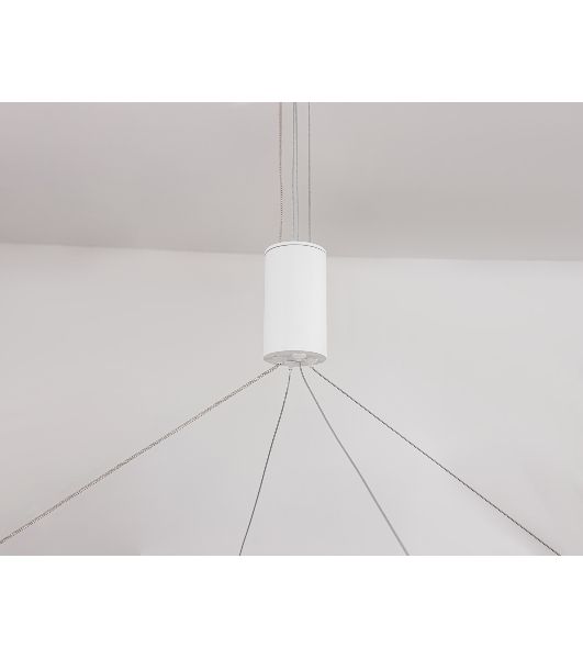 Подвесной светодиодный светильник Ambrella light FL5855 WH белый 40W 3000K/4200K/6400K D800*860 (без ПДУ)