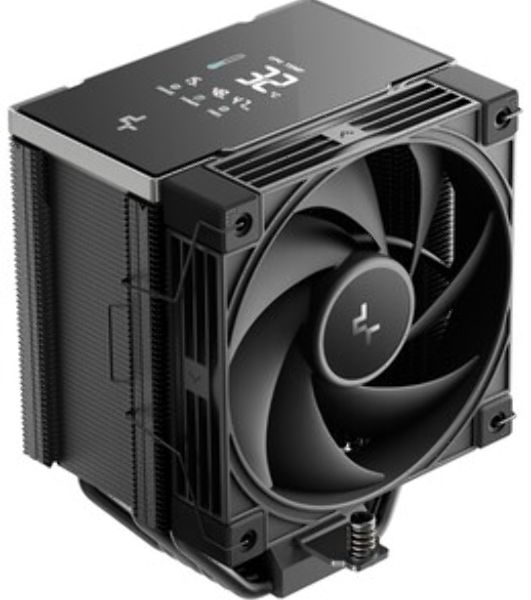 Кулер для процессора DEEPCOOL AK700 DIGITAL WH LGA1851/1700/1200/115X/AM5/AM4 (9шт/кор, TDP 260W, PWM, Fan 120mm, 7 тепл. трубок, Copper Base, белый) RET