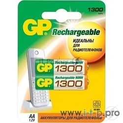 Аккумулятор GP 130AAHC-CR2/130AAHC-2DECRC2 (2шт. в уп-ке)