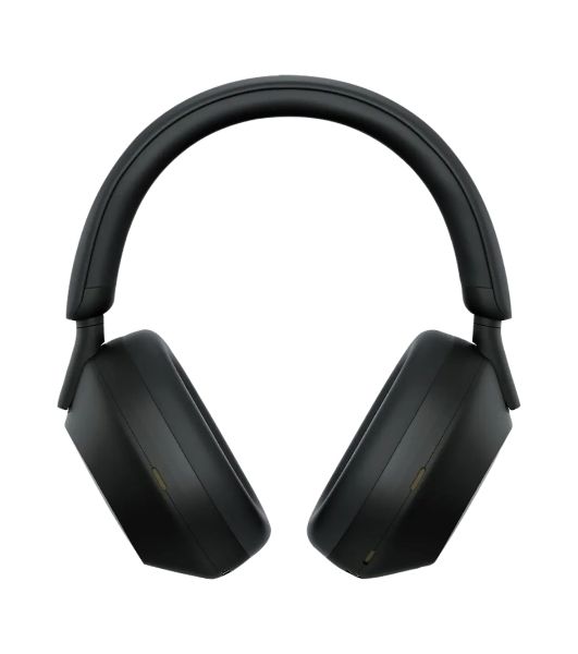 Беспроводные/проводные наушники Sony WH-1000XM5 черный, полноразмерные, Bluetooth + проводной, активное шумоподавление, до 30 ч