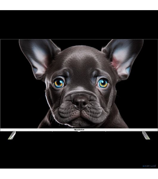Телевизор TopDevice 43" TDTV43CS08U_WE белый UHD Smart TV Салют 1.5GB/8GB