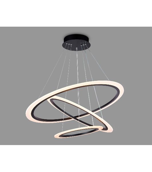 Светильник Ambrella light FA4361/3 BK черный 145W 3000K/4200K/6400K D770*800 (ПДУ РАДИО 2.4G)