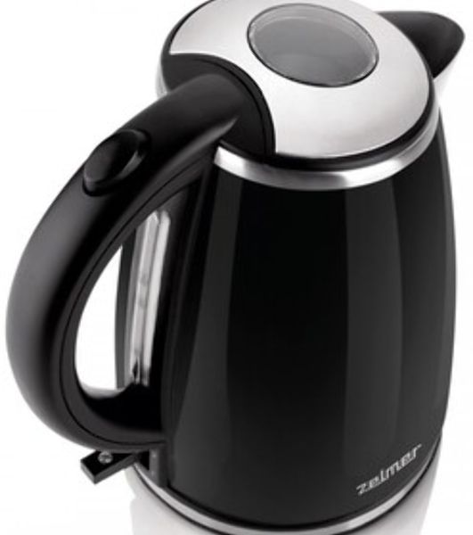 Чайник электрический Zelmer ZCK1274B 1.7 л, 2200 Вт, черный корпус: металл