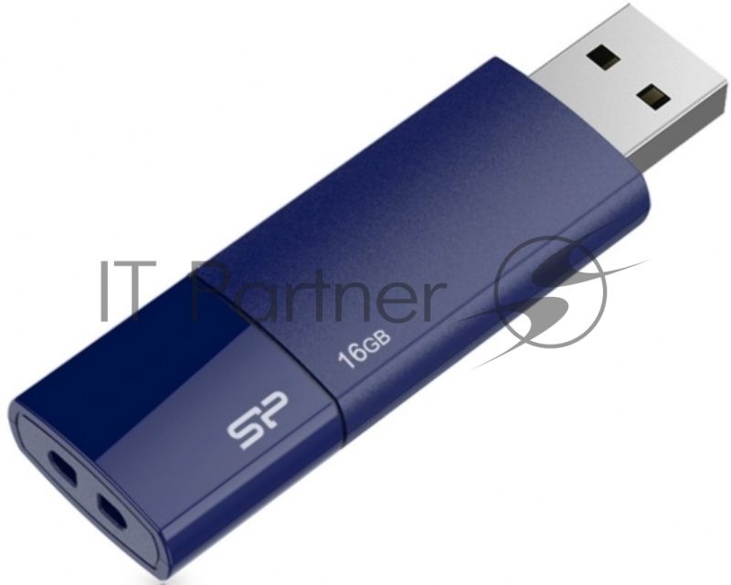 Флешка USB R/W 16Gb, Silicon Power Ultima U05, USB 2.0, синий