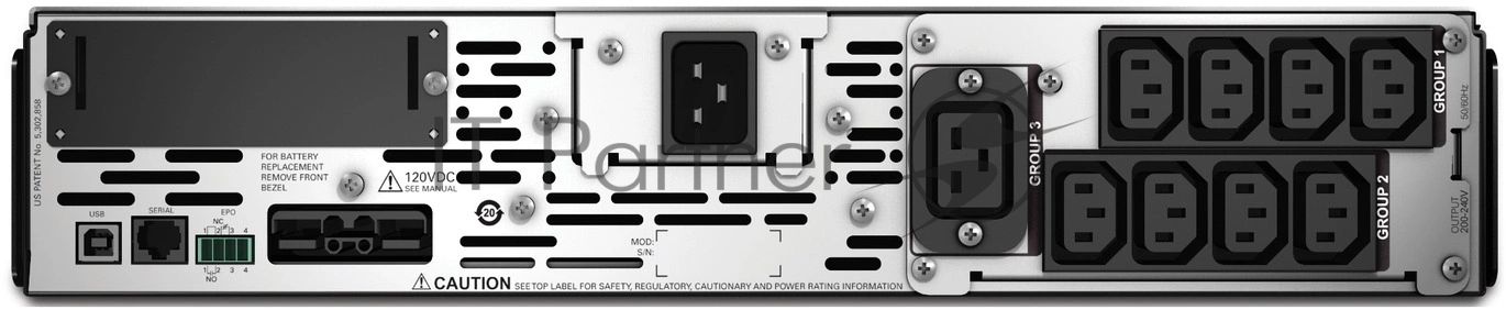 Источник бесперебойного питания APC Smart-UPS X SMX3000RMHV2U 2700Вт 3000ВА черный
