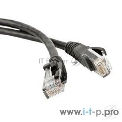 Патч-корд Hyperline F/UTP, экранированный, Cat.5е, LSZH, 5 м, черный PC-LPM-STP-RJ45-RJ45-C5e-5M-LSZH-BK