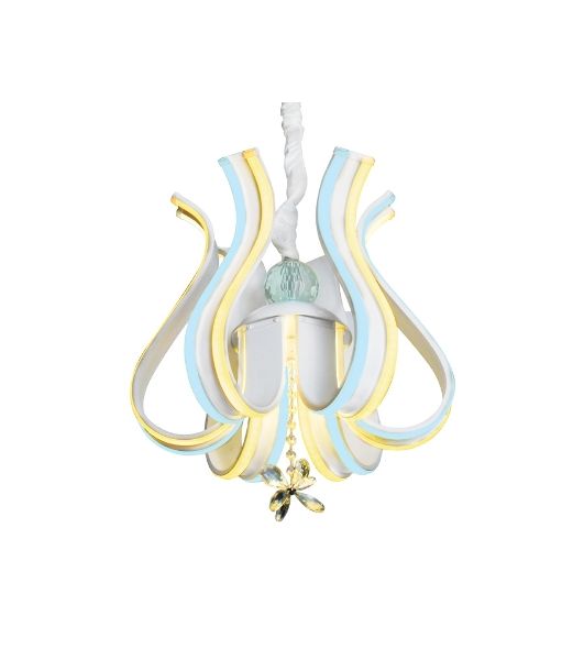 Светильник Ambrella light FL112/6 WH белый 156W 460*460*400 (ПДУ РАДИО 2.4)