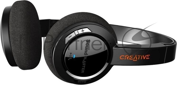 Беспроводные/проводные наушники Creative Jam V2 черный, накладные, Bluetooth + USB-C, до 22 ч